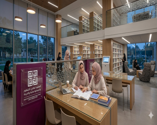 تشرفت المكتبة يوم أمس باستقبال